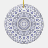 Ornement léger de mandala de flocon (Dos)