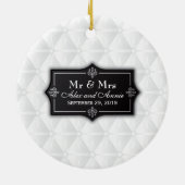 Ornement l'épousant personnalisé luxueux de | (Dos)