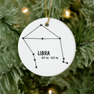 Ornement Libra Zodiac