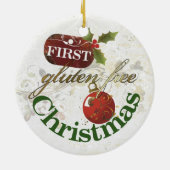 Ornement libre de Noël de premier gluten (Dos)