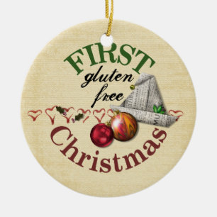 Ornement libre de Noël de premier gluten