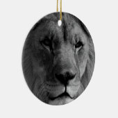 Ornement Lion noir et blanc (Droite)