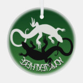 Ornement Lizard Décorations de reptile personnalis (Verso)