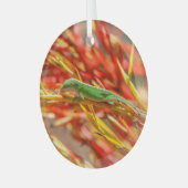 Ornement Lizard vert et Bushes rouges (Avant gauche)