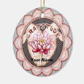 Ornement Lotus Gratitude (Gauche)