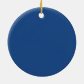 Ornement Lotus Yin Yang Bleu (Dos)