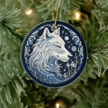 Ornement Loup Nordique