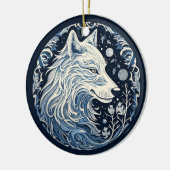 Ornement Loup Nordique (Gauche)