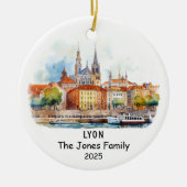Ornement Lyon personnalisé, France (Devant)
