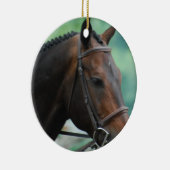 Ornement magnifique de cheval de Warmblood (Droite)