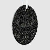 Ornement Mandala au charbon de bois (devant)