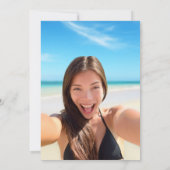 Ornement Mandala & Invitation Photo de motif arabe (Dos)