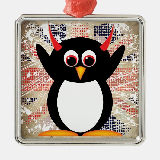 Ornement mauvais de Penguin™ (Devant)