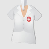 Ornement Médicale personnalisé de vacances de Noël (devant)