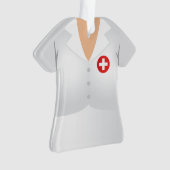 Ornement Médicale personnalisé de vacances de Noël (devant)