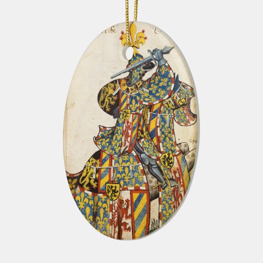 Ornement médiéval de chevalier (Gauche)