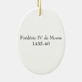 Ornement médiéval de chevalier (Dos)