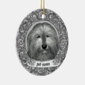 Ornement mémoire du Bearded Collie (Droite)