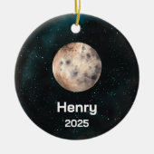 Ornement Mercure personnalisé, Planète système sol (Devant)