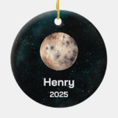 Ornement Mercure personnalisé, Planète système sol (Dos)