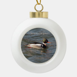 Ornement Merganser à poitrine rouge