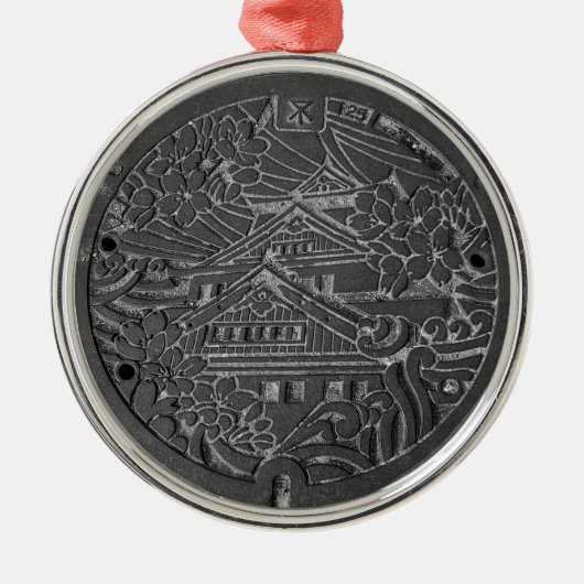 ORNEMENT MÉTALLIQUE 大阪市のマンホール (Devant)