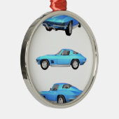 Ornement Métallique 1967 Corvette C2 : (Droite)