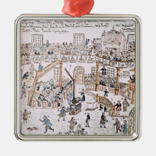 Ornement Métallique À l'intérieur de la vieille église luthérienne