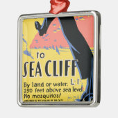 Ornement Métallique À seulement un pas de Sea Cliff (Gauche)