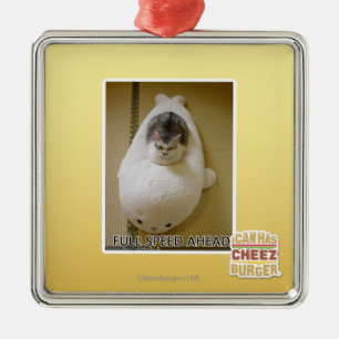 Ornement Métallique À toute vitesse en avant