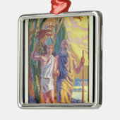 Ornement Métallique Abraham allant offrir à Isaac son fils (Gauche)