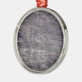 Ornement Métallique Abstrait Ghost Sign on Brick Building (Gauche)