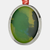 Ornement Métallique Abstrait vert créatif (Gauche)