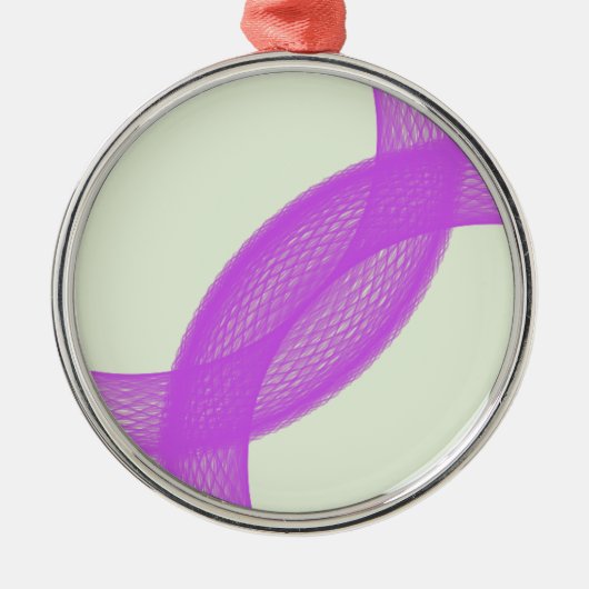 Ornement Métallique accomplissement spirituel pourpre (Devant)