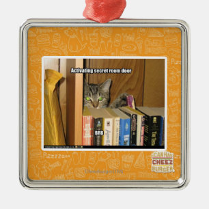 Ornement Métallique Activation de la porte secrète