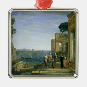Ornement Métallique Aeneas et Dido à Carthage, 1675