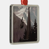 Ornement Métallique Affiche de funiculaire de Funiculaire Le Brevent (Droite)