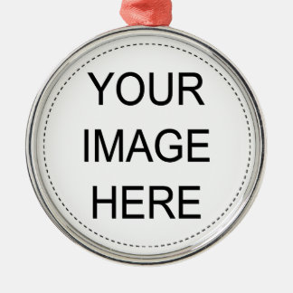 Ornement Métallique Ajoutez votre propre image