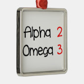Ornement Métallique alpha oméga (Droite)