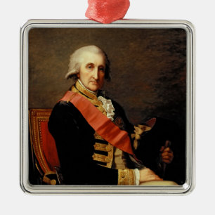 Ornement Métallique Amiral George Brydges Rodney 1791