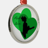 Ornement Métallique Amour de bobine - danse d'Irlandais (Droite)