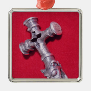Ornement Métallique Amulette de Viking sous forme de croix