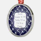 Ornement Métallique Anchor Pattern (Gauche)