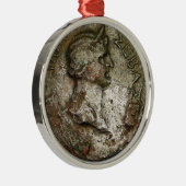 Ornement Métallique Ancient Roman Coin (Droite)