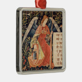 Ornement Métallique Ange avec une éponge fixée à une tige (Droite)