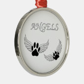 Ornement Métallique Angel Pet Animaux (Droite)