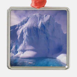 Ornement Métallique Antarctique. Paysages glaciaires de l'Antarctique