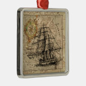 Ornement Métallique Antique Old General France (Droite)