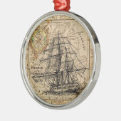 Ornement Métallique Antique Old General France (Gauche)