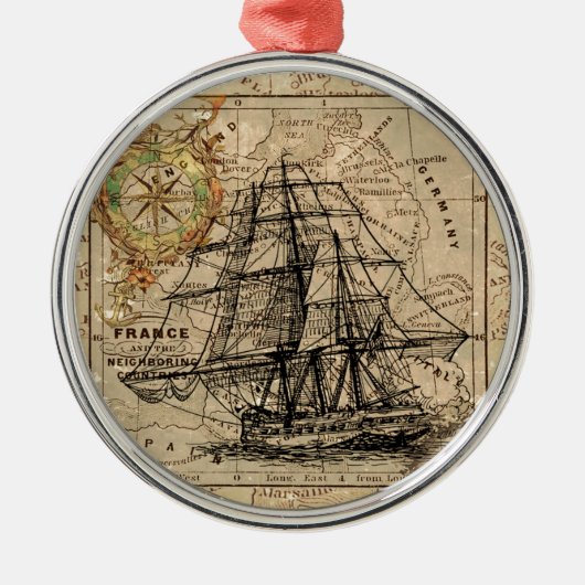 Ornement Métallique Antique Old General France (Devant)